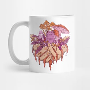 Sapphic Toadstool Frog Handful Mug